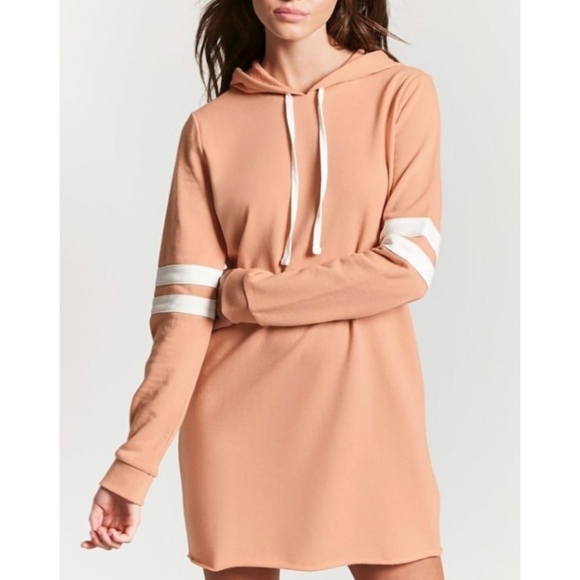 Forever 21 Tops - Forever 21 Hoodie Dress, Long Sleeve Oversized Sweater, Midi Tunic, Size Medium